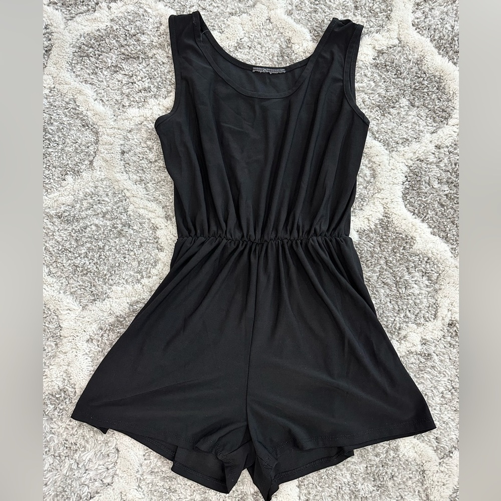 Black Romper Size M